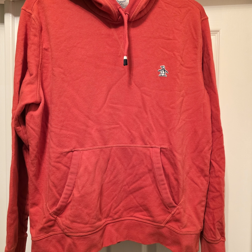 Original Penguin Classic Red Hoodie Sweater